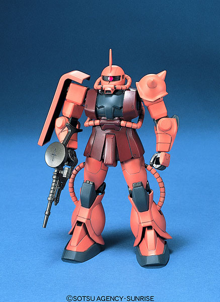 MS-06S Char Aznable's Zaku II Commander Type, Kidou Senshi Gundam, Bandai, Model Kit, 1/144